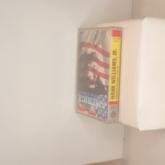 Hank Williams Jr America the way I see it vintage cassette tape Warner Bros - Picture 3 of 9